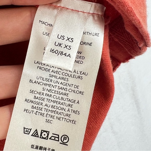 Free People Kasee Muscle Tee Sz XS Baked Earth Knit - Picture 13 of 13